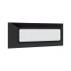 WALL MOUNTED LED SLIM STEP LIGHT 4W IP65 230V 3CCT 230X80mm BLACK PRO 145-52071 WALL MOUNTED LED SLIM STEP LIGHT 4W IP65 230V 3CCT 230X80mm BLACK PRO 145-52071