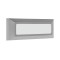 WALL MOUNTED LED SLIM STEP LIGHT 4W IP65 230V 3CCT 230X80mm GREY PRO 145-52072