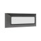 WALL MOUNTED LED SIM STEP LIGHT 4W IP65 230V 3CCT 230X80mm DARK GREY PRO 145-52073