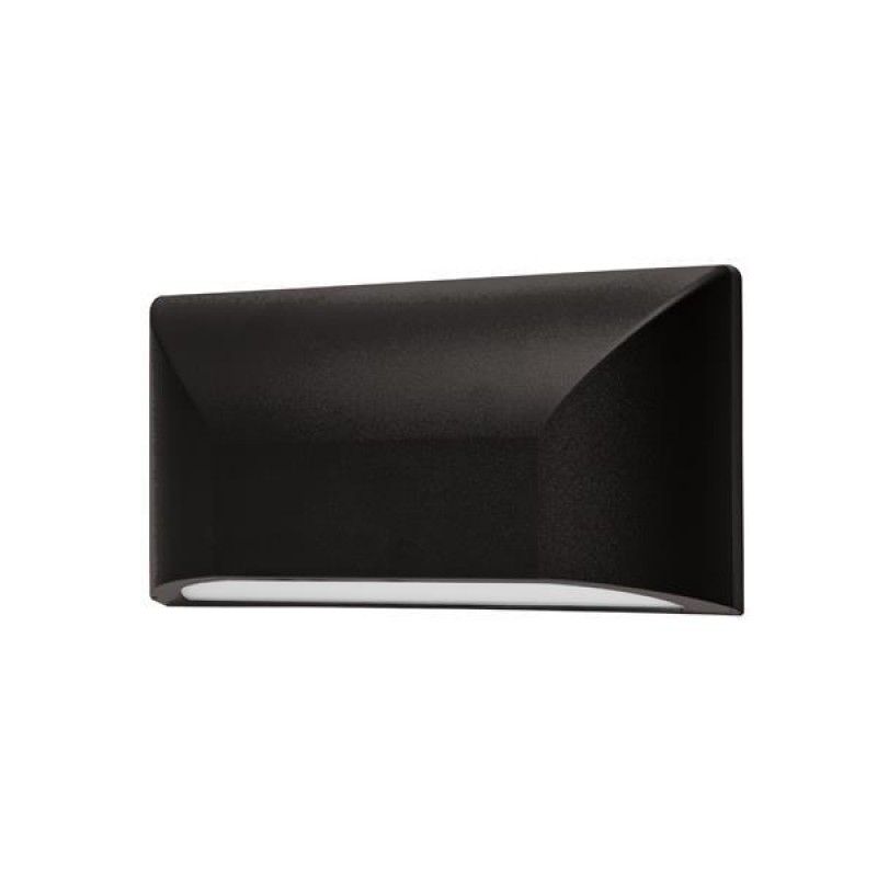 WALL MOUNTED LED SLIM STEP LIGHT 6W IP65 220-240V 4000K 220X51X113mm BLACK PRO 145-52075 WALL MOUNTED LED SLIM STEP LIGHT 6W IP65 220-240V 4000K 220X51X113mm BLACK PRO 145-52075