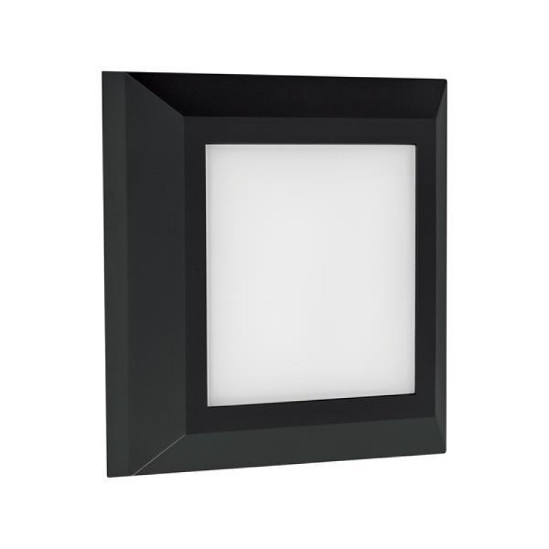 СТЕННО LED СТЪПАЛОВИДНО СВЕТИЛО 3W IP65 230V 3CCT 125X125MM ЧЕРНО СТЕННО LED СТЪПАЛОВИДНО СВЕТИЛО 3W IP65 230V 3CCT 125X125MM ЧЕРНО