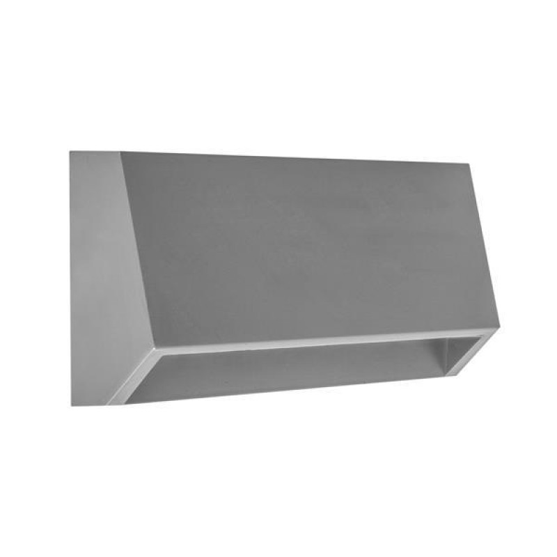 СТЕННО LED СТЪПАЛОВИДНО СВЕТИЛО 3W IP65 3CCT 160X70MM СИВО СТЕННО LED СТЪПАЛОВИДНО СВЕТИЛО 3W IP65 3CCT 160X70MM СИВО