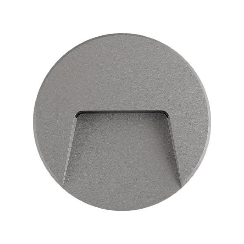 СТЕННО LED ТЯЛО SLIM FIXTURE 3W IP65 230V 4000K Ф135MM СИВО СТЕННО LED ТЯЛО SLIM FIXTURE 3W IP65 230V 4000K Ф135MM СИВО