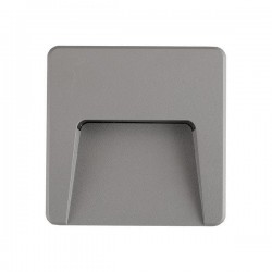 LED СТЪПКОВО ОСВЕТЛЕНИЕ ЗА СТЕНА 3W IP65 3CCT 120X120MM СИВО LED СТЪПКОВО ОСВЕТЛЕНИЕ ЗА СТЕНА 3W IP65 3CCT 120X120MM СИВО