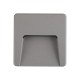 LED СТЪПКОВО ОСВЕТЛЕНИЕ ЗА СТЕНА 3W IP65 3CCT 120X120MM СИВО