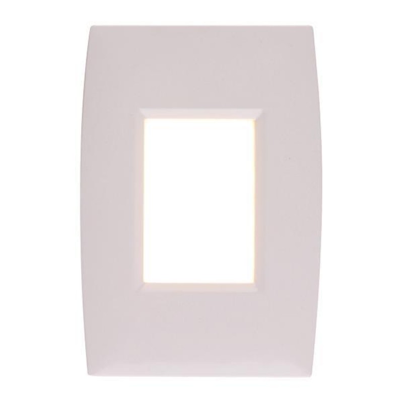 LED ВГРАДЕНА СТЕННА ЛАМПА SLIM 2W 3000K IP65 БЯЛА LED ВГРАДЕНА СТЕННА ЛАМПА SLIM 2W 3000K IP65 БЯЛА