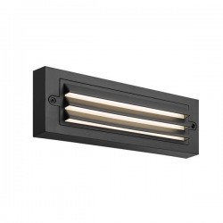 СТЕННА ЛАМПА С РЕШЕТКА LED 6W 3CCT IP65 ЧЕРНА СТЕННА ЛАМПА С РЕШЕТКА LED 6W 3CCT IP65 ЧЕРНА