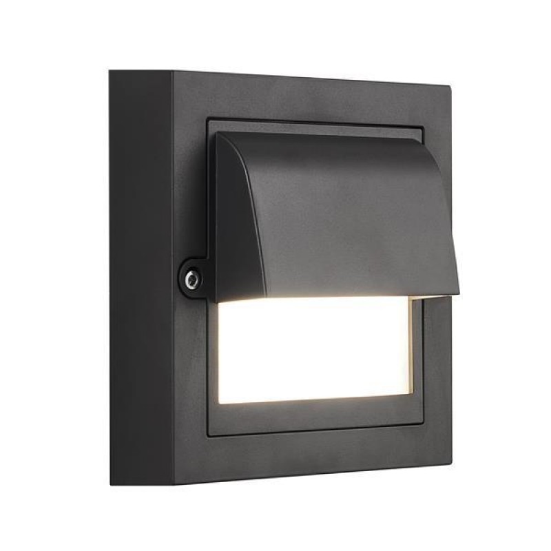 LED СТЕННА ЛАМПА 6W 3CCT IP65 ЧЕРНА LED СТЕННА ЛАМПА 6W 3CCT IP65 ЧЕРНА