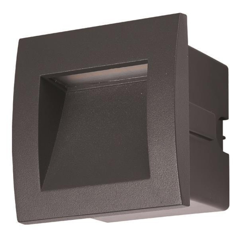 ВГРАДЕН LED ПРОЖЕКТОР 3W IP54 220-240V 90X90X70MM ГРАФИТ ВГРАДЕН LED ПРОЖЕКТОР 3W IP54 220-240V 90X90X70MM ГРАФИТ