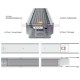 BASE FOR LINEAR 3387Χ65Χ40mm 8 LINES WHITE 145-58005