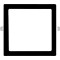 SURFACE MOUNTED LED SLIM LIGHT 225Χ225 20W 6500K BLACK PLUS 145-68558