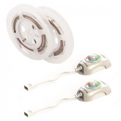 LED ЛЕНТА С ДИМИРАНЕ И PIR СЕНЗОР ЗА ДВИЖЕНИЕ RGB 1,5М 9W 12V IP65 КОМПЛЕКТ 2БР LED ЛЕНТА С ДИМИРАНЕ И PIR СЕНЗОР ЗА ДВИЖЕНИЕ RGB 1,5М 9W 12V IP65 КОМПЛЕКТ 2БР