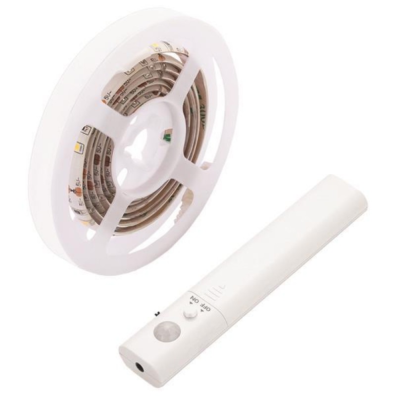 LED ЛЕНТА С PIR ДАТЧИК ЗА ДВИЖЕНИЕ 1M 2,4W 6V 3000K IP65 PRO LED ЛЕНТА С PIR ДАТЧИК ЗА ДВИЖЕНИЕ 1M 2,4W 6V 3000K IP65 PRO