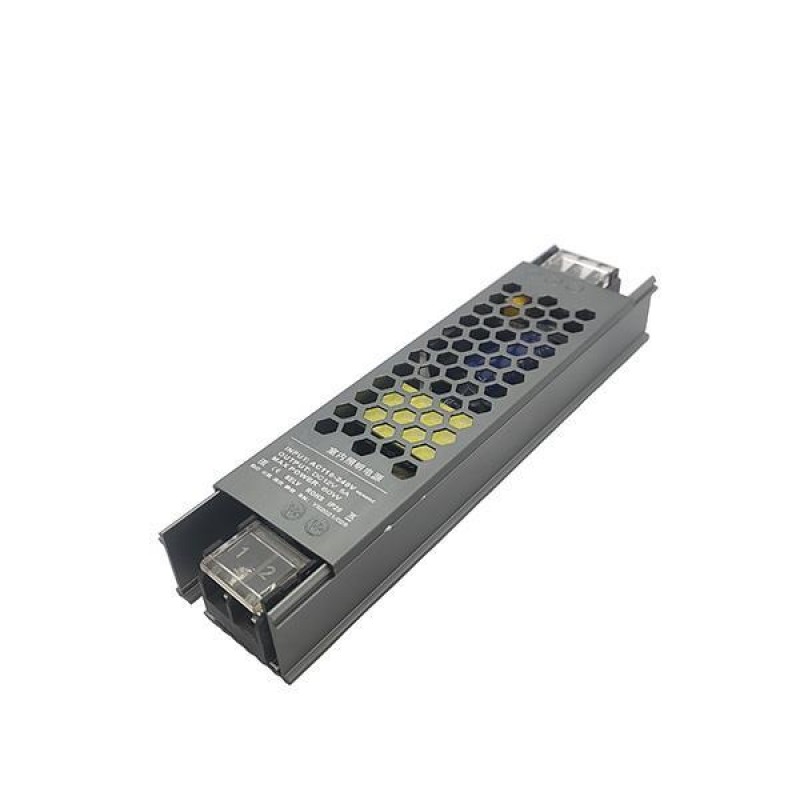 ЗАХРАНВАНЕ МЕТАЛНО СЛИМ ЗА LED ЛЕНТА 12V DC 60W IP20 PRO