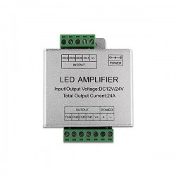 СИГНАЛЕН УСИЛВАТЕЛ ЗА RGBW LED ЛЕНТА 288W/12V 576W/24V СИГНАЛЕН УСИЛВАТЕЛ ЗА RGBW LED ЛЕНТА 288W/12V 576W/24V