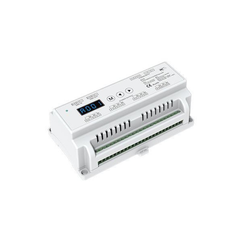 DMX512/RDM ДЕКОДЕР RGBW 5A*12CH 12-24VDC MAX48A D12 DMX512/RDM ДЕКОДЕР RGBW 5A*12CH 12-24VDC MAX48A D12