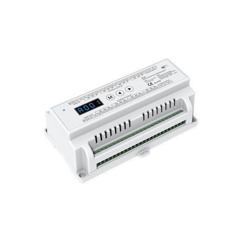 DMX512/RDM DECODER RGBW 5A*12CH 12-24VDC MAX48A D24 145-71507 DMX512/RDM DECODER RGBW 5A*12CH 12-24VDC MAX48A D24 145-71507
