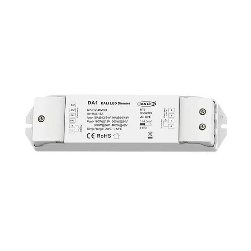DALI LED ДИМЕР 5A*2КАНАЛА 12-48VDC (БУТОН) DA1 DALI LED ДИМЕР 5A*2КАНАЛА 12-48VDC (БУТОН) DA1