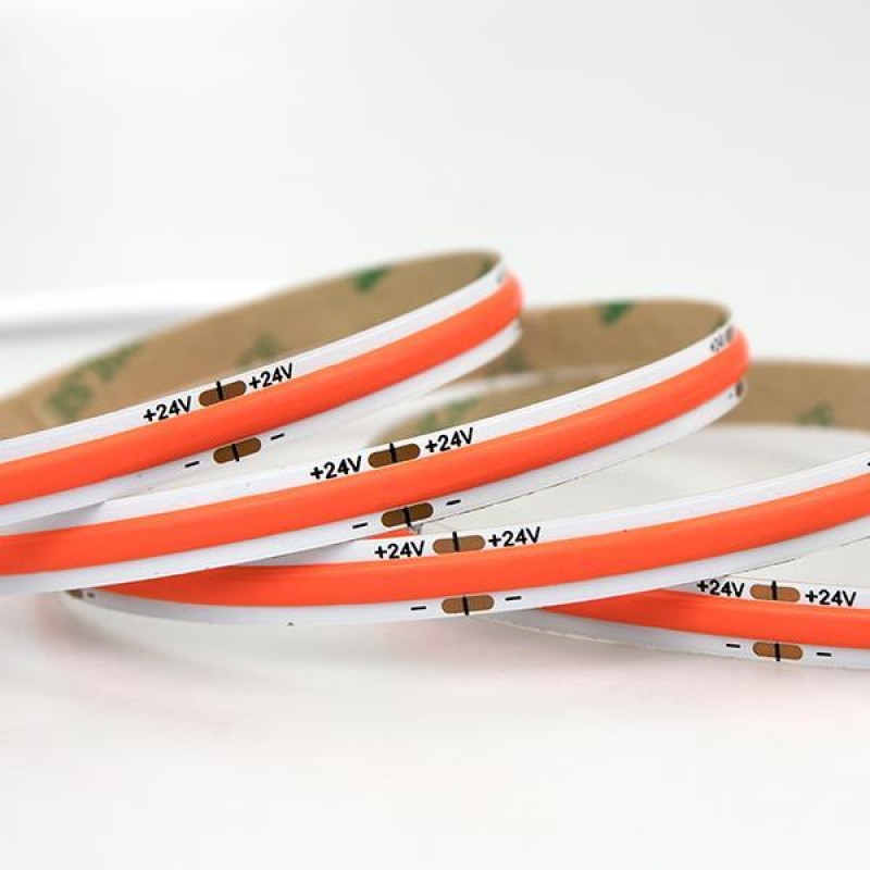 LED ЛЕНТА COB 5M 12W 24V ЧЕРВЕНА IP44 LED ЛЕНТА COB 5M 12W 24V ЧЕРВЕНА IP44