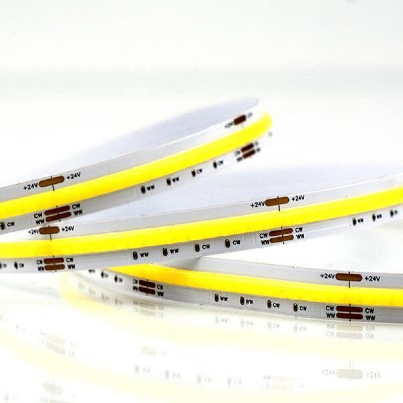LED TAPE COB 5M 12W 24V CCT 640L/M IP44 PRO 145-72028 LED TAPE COB 5M 12W 24V CCT 640L/M IP44 PRO 145-72028