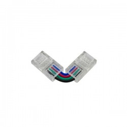 ЪГЛОВ КОНЕКТОР ЗА COB RGB 10MM