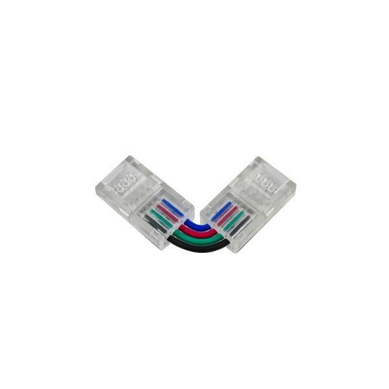 ЪГЛОВ КОНЕКТОР ЗА COB RGB 10MM