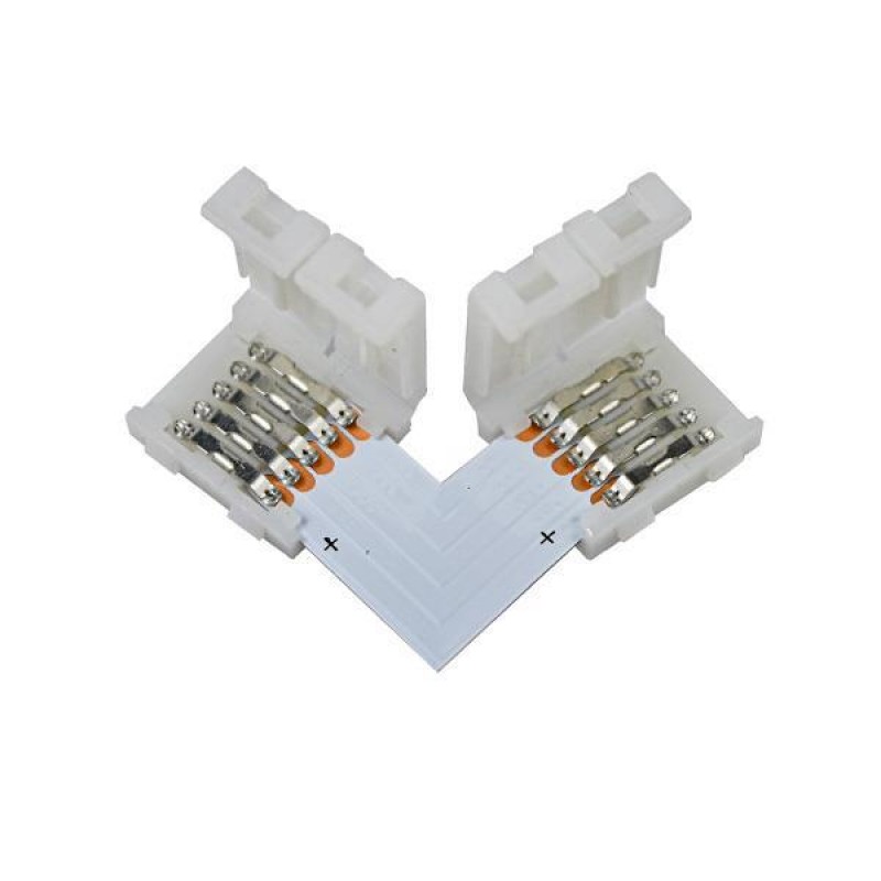 ЪГЛОВ СВЪРЗВАЩ КОНЕКТОР ЗА SMD RGB 10MM ЪГЛОВ СВЪРЗВАЩ КОНЕКТОР ЗА SMD RGB 10MM