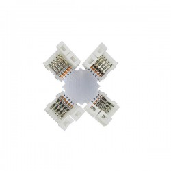 СВЪРЗВАЩ КОНЕКТОР ЗА SMD RGBW 10MM СВЪРЗВАЩ КОНЕКТОР ЗА SMD RGBW 10MM