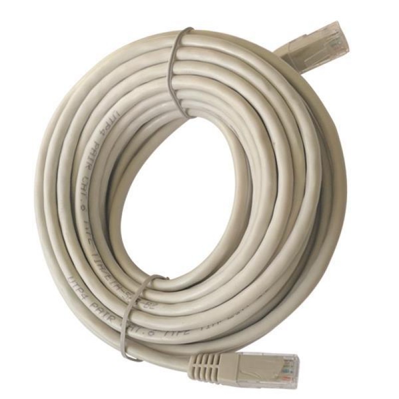 ПАТЧ КОРД UTP CAT-6E 20М СИВ