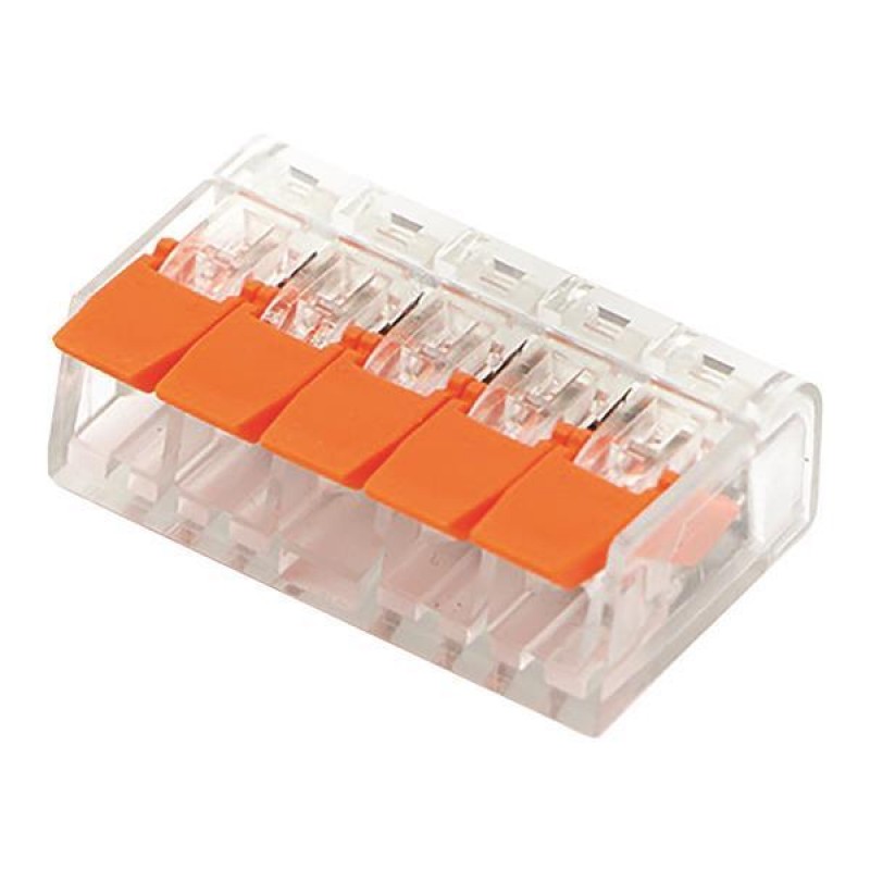 TERMINAL BLOCK PCT-415 5 SEATS WITH A RECEPTACLE 0,20-4mm 32A 400V ORANGE 147-11042 TERMINAL BLOCK PCT-415 5 SEATS WITH A RECEPTACLE 0,20-4mm 32A 400V ORANGE 147-11042