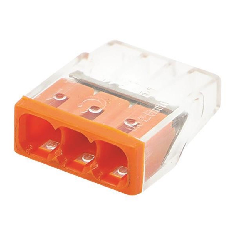 КЛЕМЕН БЛОК PCT-203 3 ПОЗИЦИИ С КЛЕМЕН БЛОК 0,50-2,5MM 24A 400V