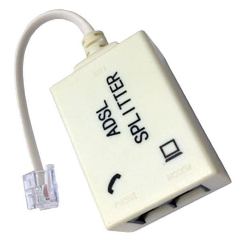 ФИЛТЪР ЗА ТЕЛЕФОН ADSL & SPLITTER RJ11 ФИЛТЪР ЗА ТЕЛЕФОН ADSL & SPLITTER RJ11