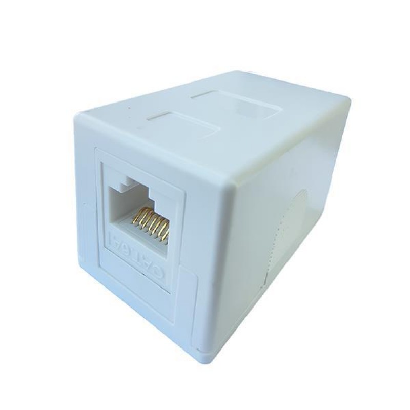 КОНТАКТ С ГНЕЗДО ЗА ТЕЛЕФОН И RJ45 КАТ.6A ЗА ВЪНШЕН МОНТАЖ КОНТАКТ С ГНЕЗДО ЗА ТЕЛЕФОН И RJ45 КАТ.6A ЗА ВЪНШЕН МОНТАЖ