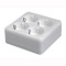 КОНТАКТЕН БЛОК MINI SCHUKO ЧЕТВОРЕН БЯЛ IP20
