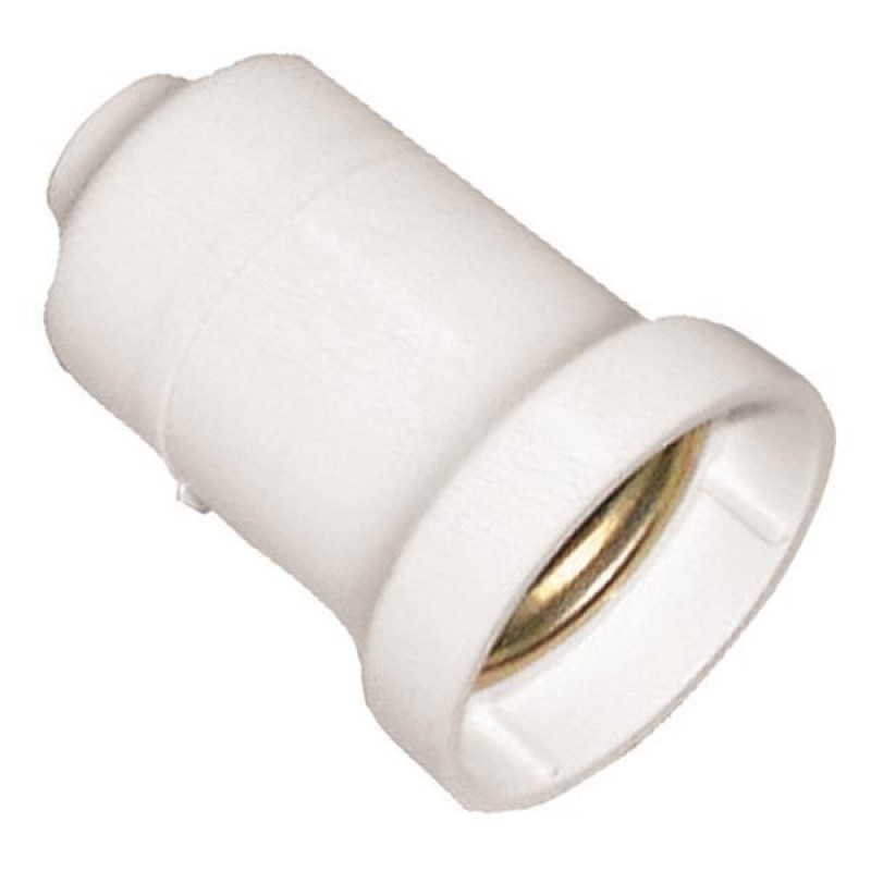 LAMPHOLDER BAKELITE  WHITE E27 147-23030
