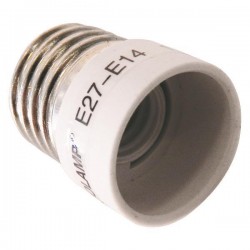 АДАПТОР ЗА ЦОКЪЛ E27 КЪМ E14