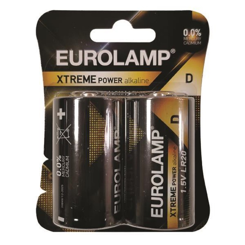 АЛКАЛНИ БАТЕРИИ EXTREME POWER D (LR20) 2 БР. АЛКАЛНИ БАТЕРИИ EXTREME POWER D (LR20) 2 БР.