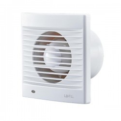 ВЕНТИЛАТОР ЗА БАНЯ С ТАЙМЕР Φ10 12W 220V БЯЛ