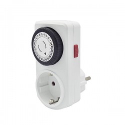 TIMER SWITCH 24H 16A 220-240V WITH CHILDREN PROTECTION IP20 147-35000 TIMER SWITCH 24H 16A 220-240V WITH CHILDREN PROTECTION IP20 147-35000
