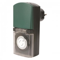 TIMER SWITCH 24H 16A 220-240V WITH CHILDREN PROTECTION IP44 147-35001 TIMER SWITCH 24H 16A 220-240V WITH CHILDREN PROTECTION IP44 147-35001