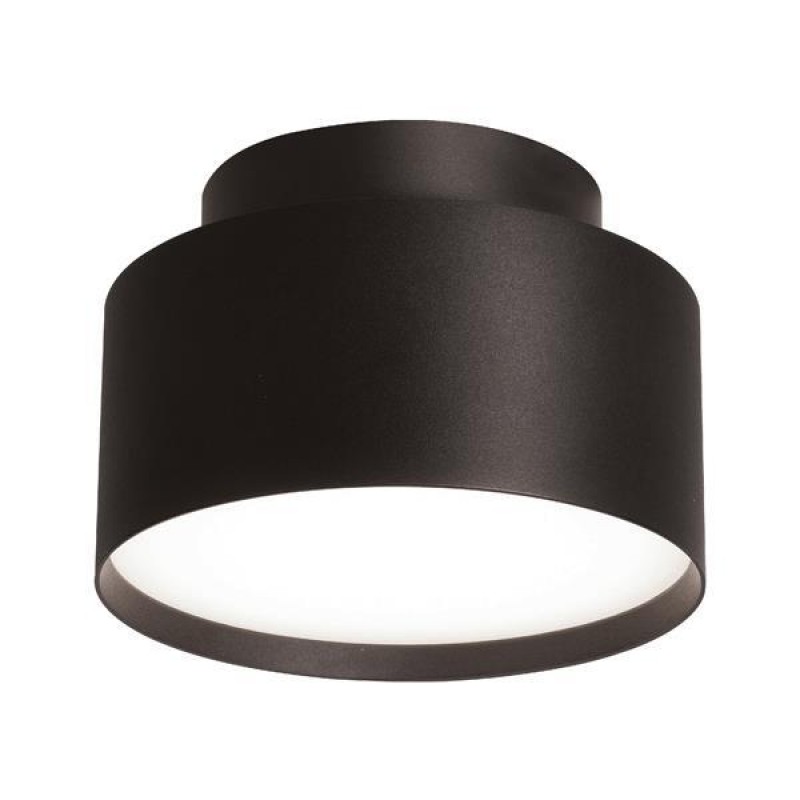 ЛУНА АЛУМИНИЕВА ЧЕРНА 24W 3CCT D140*H88