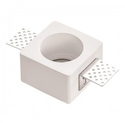 SPOT PLASTER SINGLE SQUARE GU10 80x80x55 147-53204