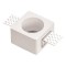 SPOT PLASTER SINGLE SQUARE GU10 80x80x55 147-53204