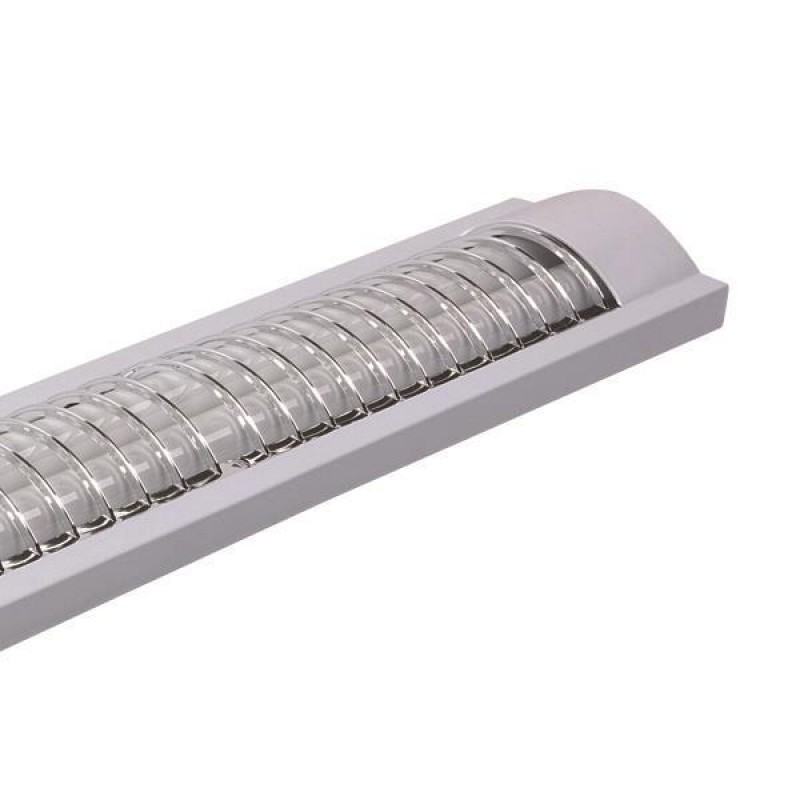 ЛУМИНИСЦЕНТНА ПУРА С РЕШЕТКА ЗА LED ТУБА 2X1,20М ОВАЛ ЛУМИНИСЦЕНТНА ПУРА С РЕШЕТКА ЗА LED ТУБА 2X1,20М ОВАЛ