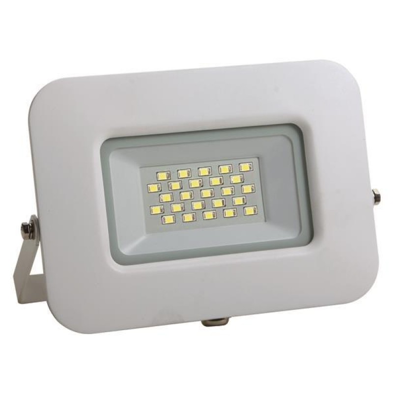 ПРОЖЕКТОР LED SMD BASE 360° 20W БЯЛ IP65 3000K PLUS
