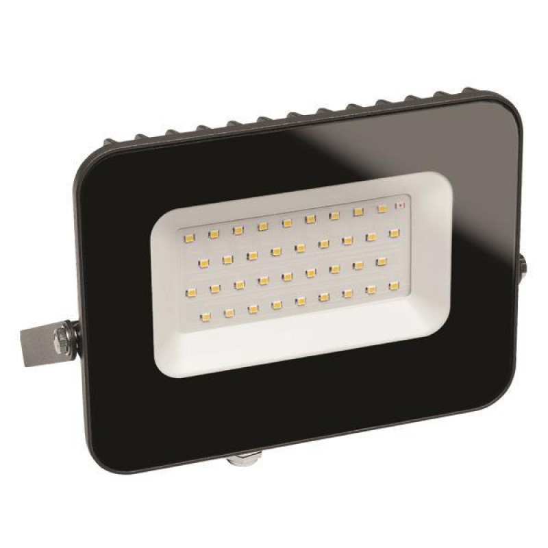 ПРОЖЕКТОР LED SMD С ДАТЧИК ДЕН-НОЩ 50W 6500K IP65 ТЪМНО СИВ