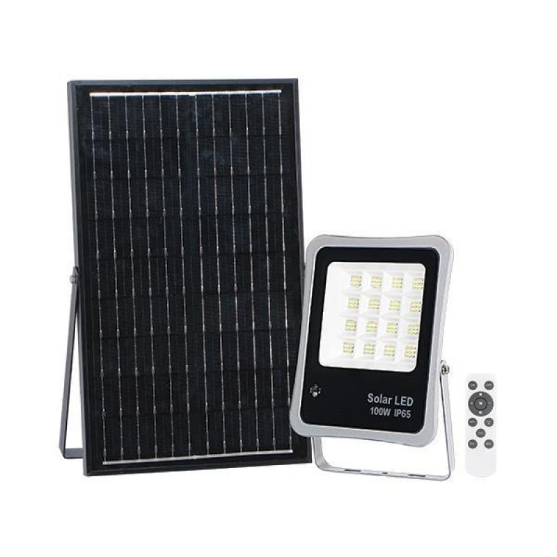 ПРОЖЕКТОР LED SMD SOLAR 100W IP65 4000K ЧЕРЕН ПРОЖЕКТОР LED SMD SOLAR 100W IP65 4000K ЧЕРЕН