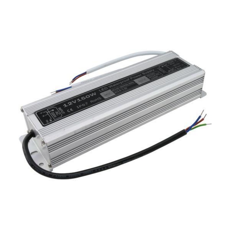 DRIVER METALLIC FOR LED TAPE 12V DC 150W IP67 147-70524
