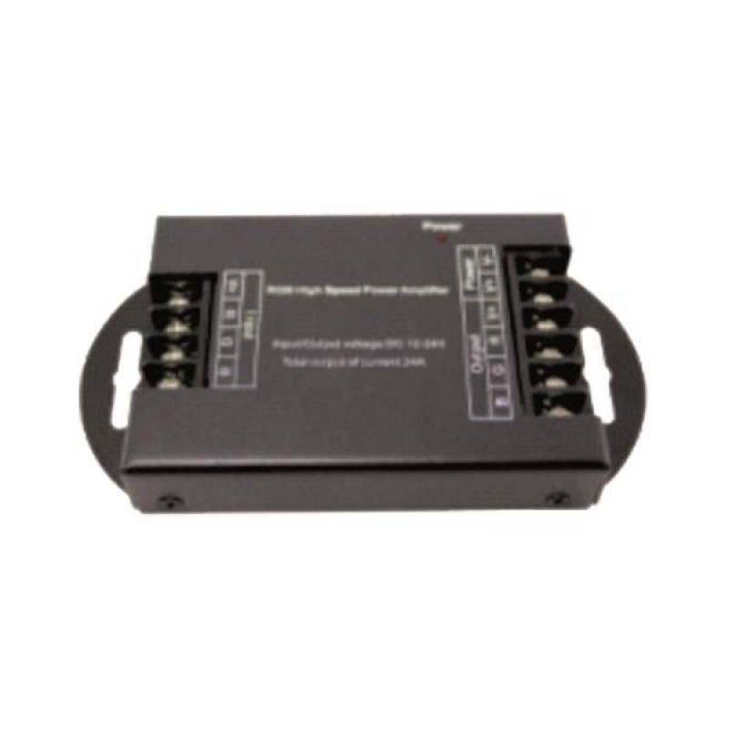 СИГНАЛЕН УСИЛВАТЕЛ ЗА RGB LED ЛЕНТИ 12V/288W 24V/576W СИГНАЛЕН УСИЛВАТЕЛ ЗА RGB LED ЛЕНТИ 12V/288W 24V/576W