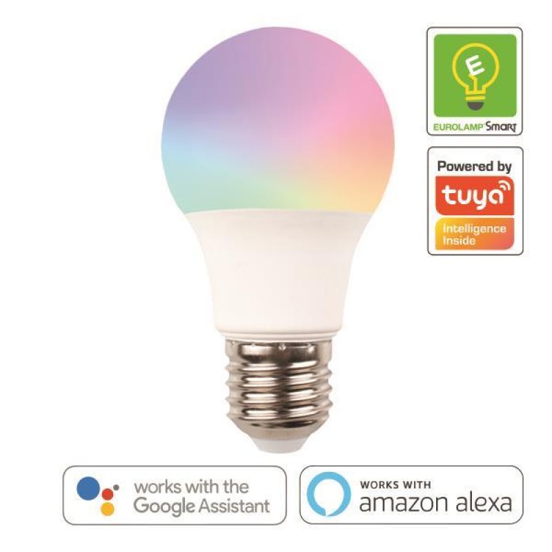 SMART WIFI LED КРУШКА A60 9W E27 RGBW